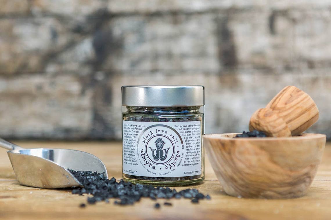 Almyra black lava salt
